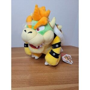Bowser All Star Plush 10" Super‎ Mario Bros Little Buddy AC10 Bowser NWT IN BAG